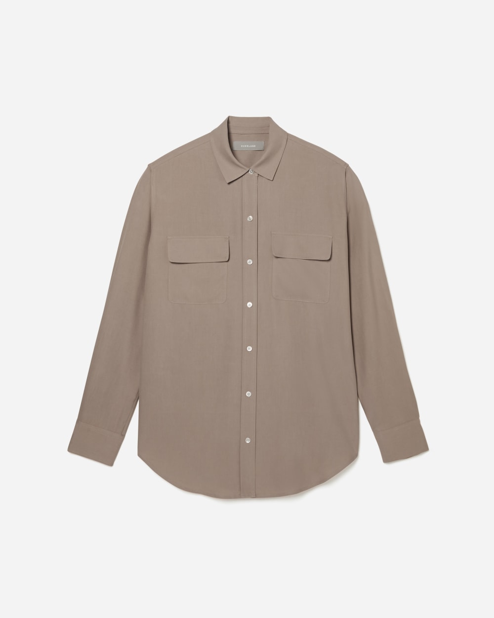 The Washable Silk Relaxed Shirt  | Burnt Sugar