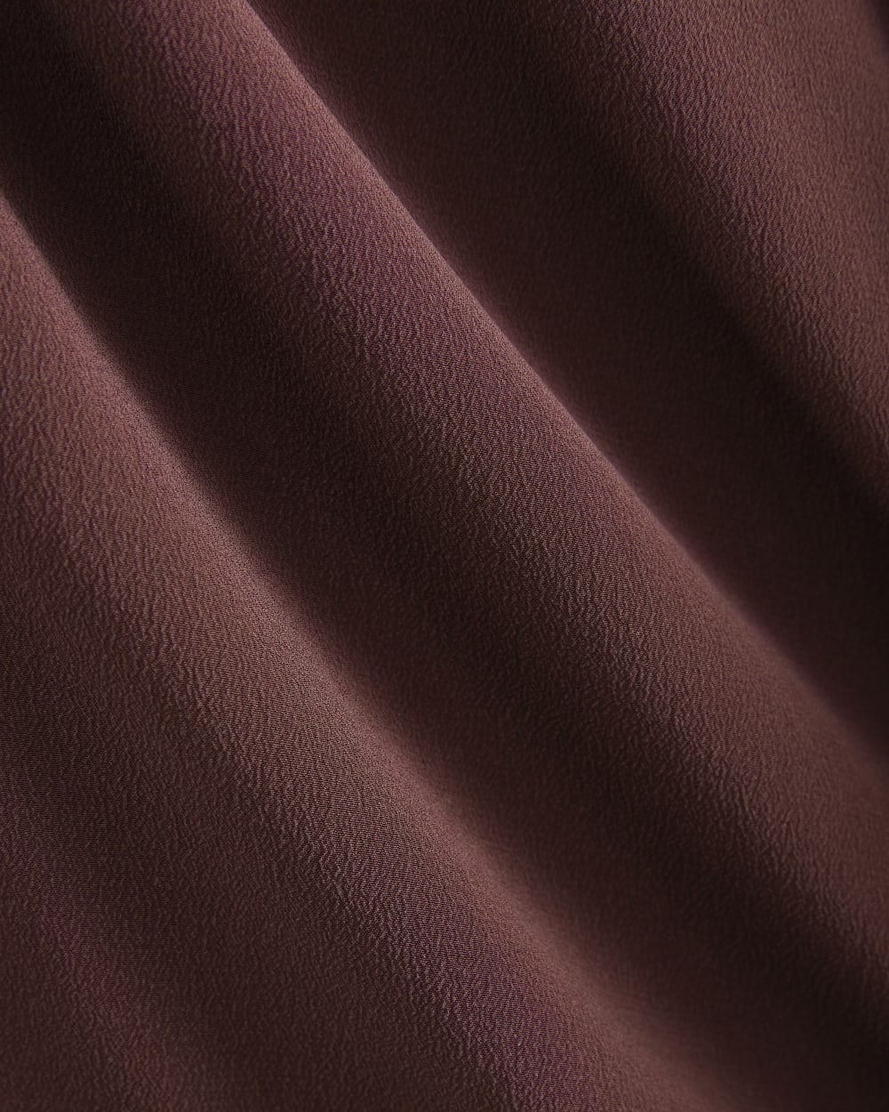 The Boxy Shirt in Washable Silk | Deep Plum