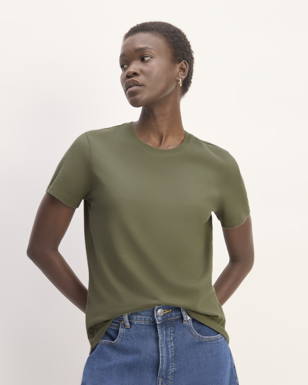 The Slim Crew in Essential Cotton | Kalamata