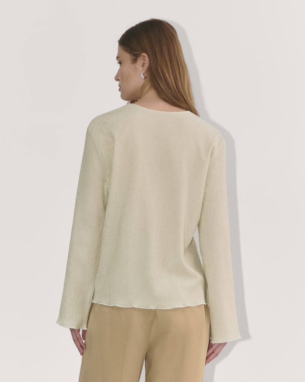 The Crinkle Long-Sleeve | Sandshell