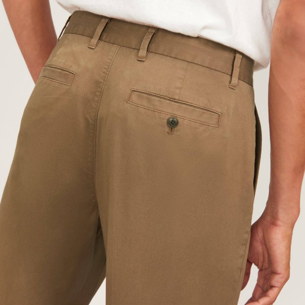 The Pleated Air Chino | Toasted Coconut