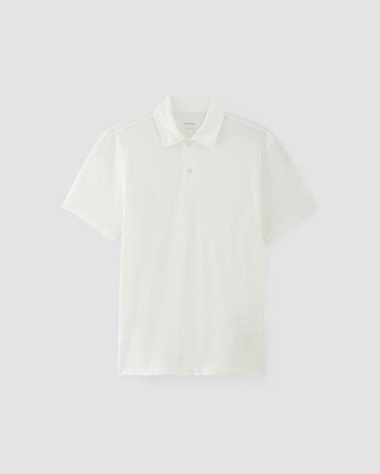 The Premium Weight Short-Sleeve Polo | White