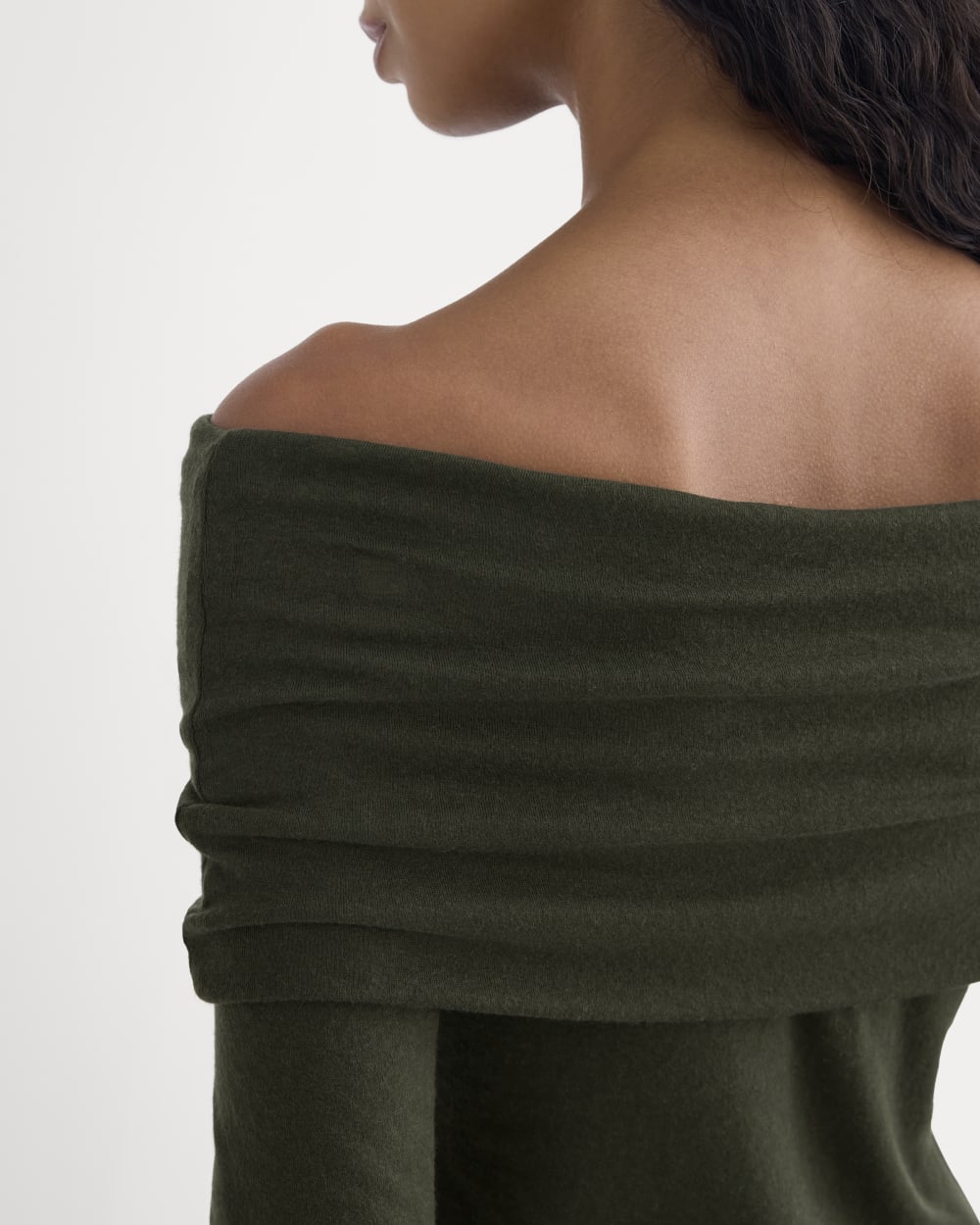 The Off-the-Shoulder Top in Butterluxe | Dark Green