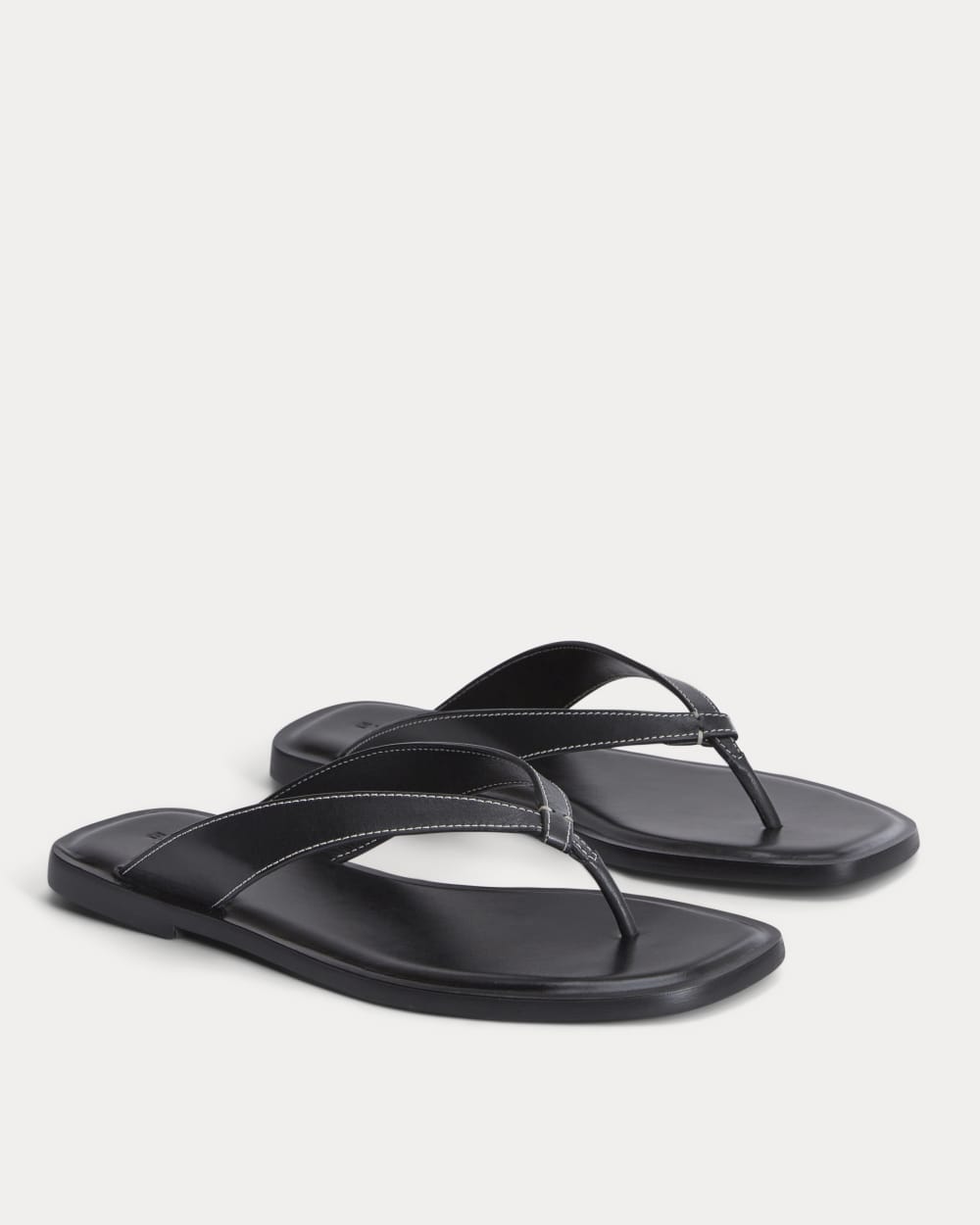 The Leather Flip Flop |  Black