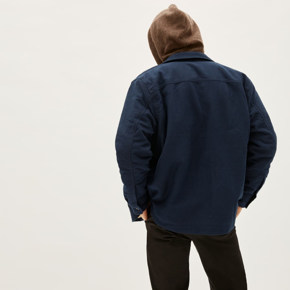 The ReNew Fleece-Lined Heavyweight Overshirt | Deep Navy
