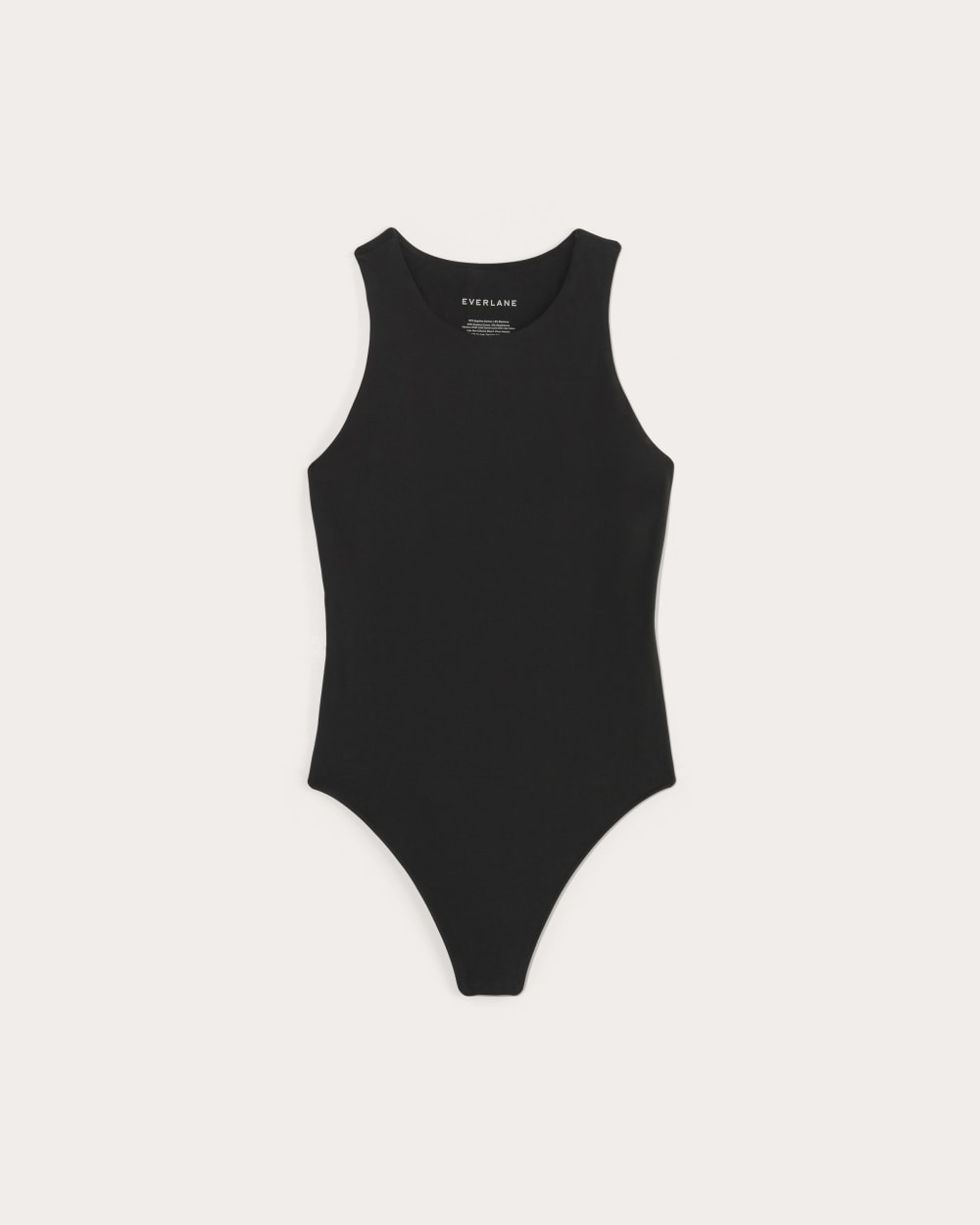 The Cutaway Tank Bodysuit | Black | Thong