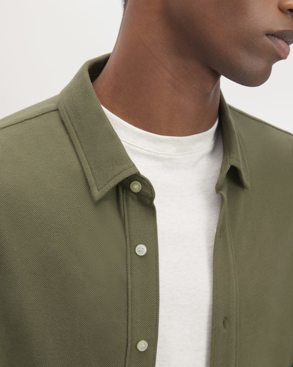 The Long-Sleeve Pique Shirt | Kalamata