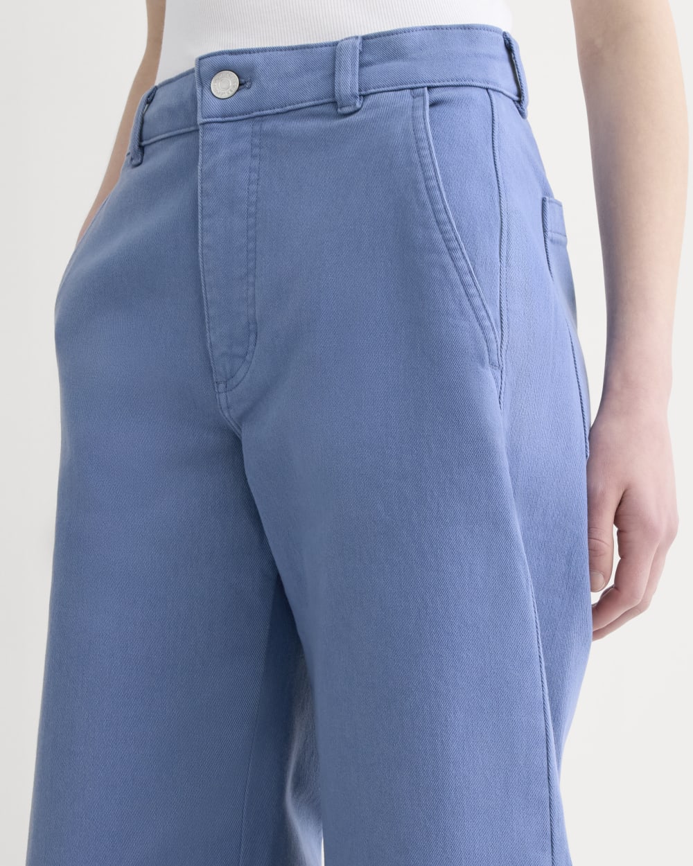 The Utility Wide-Leg Pant | Cornflower Blue