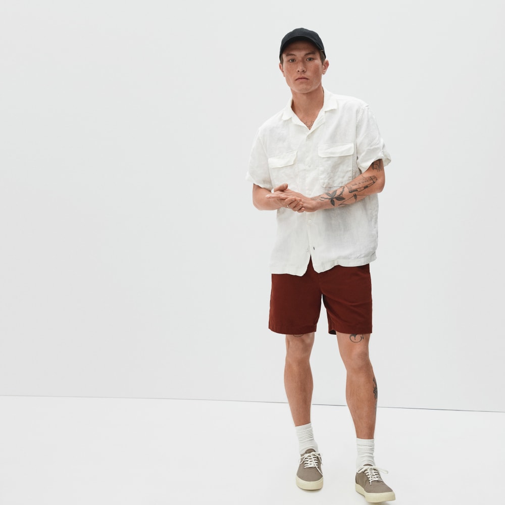 The Resort Shirt in Linen | White