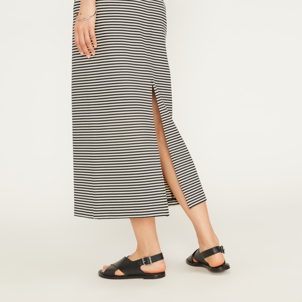 The Dream Maxi Skirt | Parchment / Black