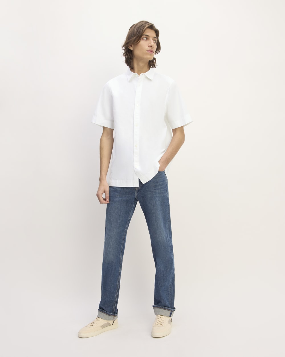 The Supima® Short-Sleeve Poplin Shirt | White