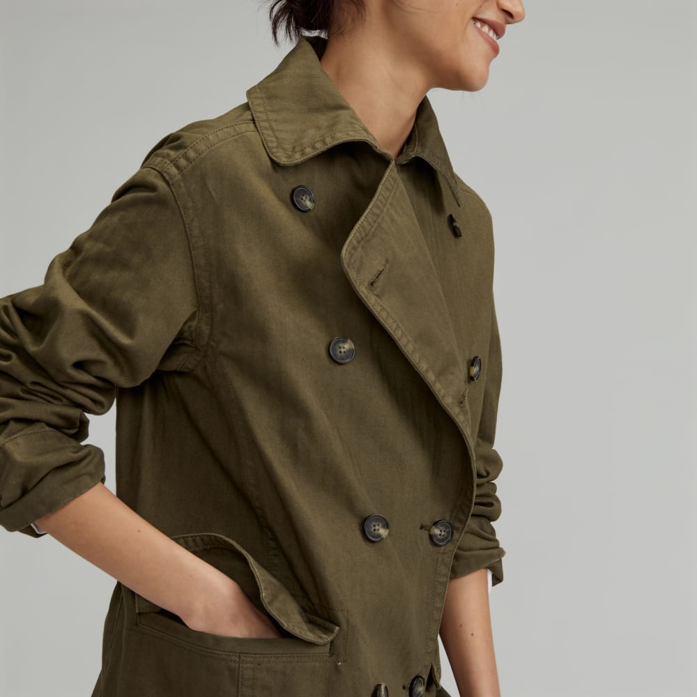 The Organic Cotton Herringbone Jacket | Beech