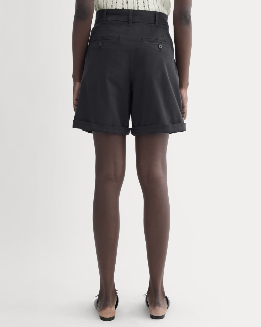 The Pleated Chino Short | Black