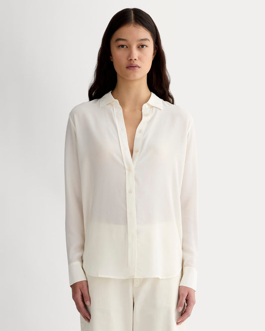 The Must-Have Shirt in Washable Silk | Off-White