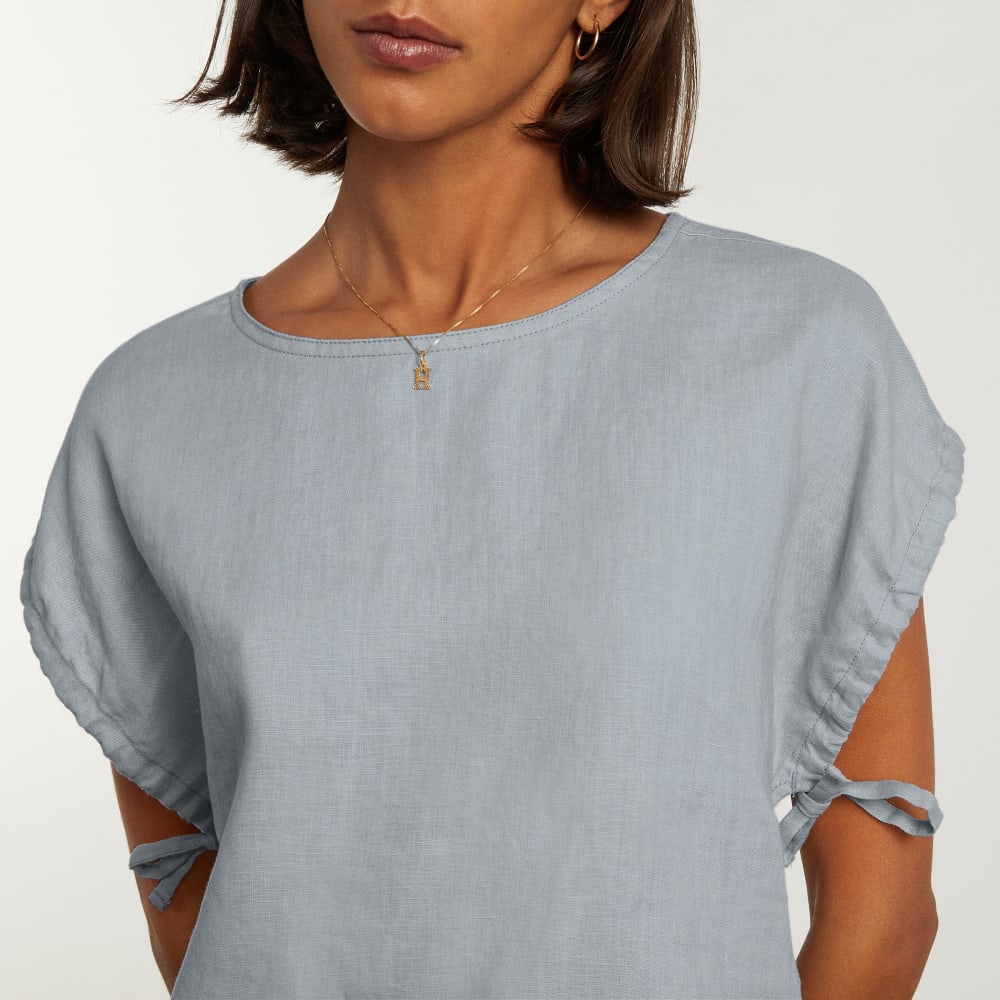 The Drawstring Tunic | Sky