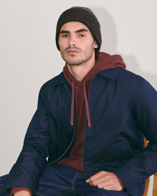 The Cabin Beanie | Heathered Soot