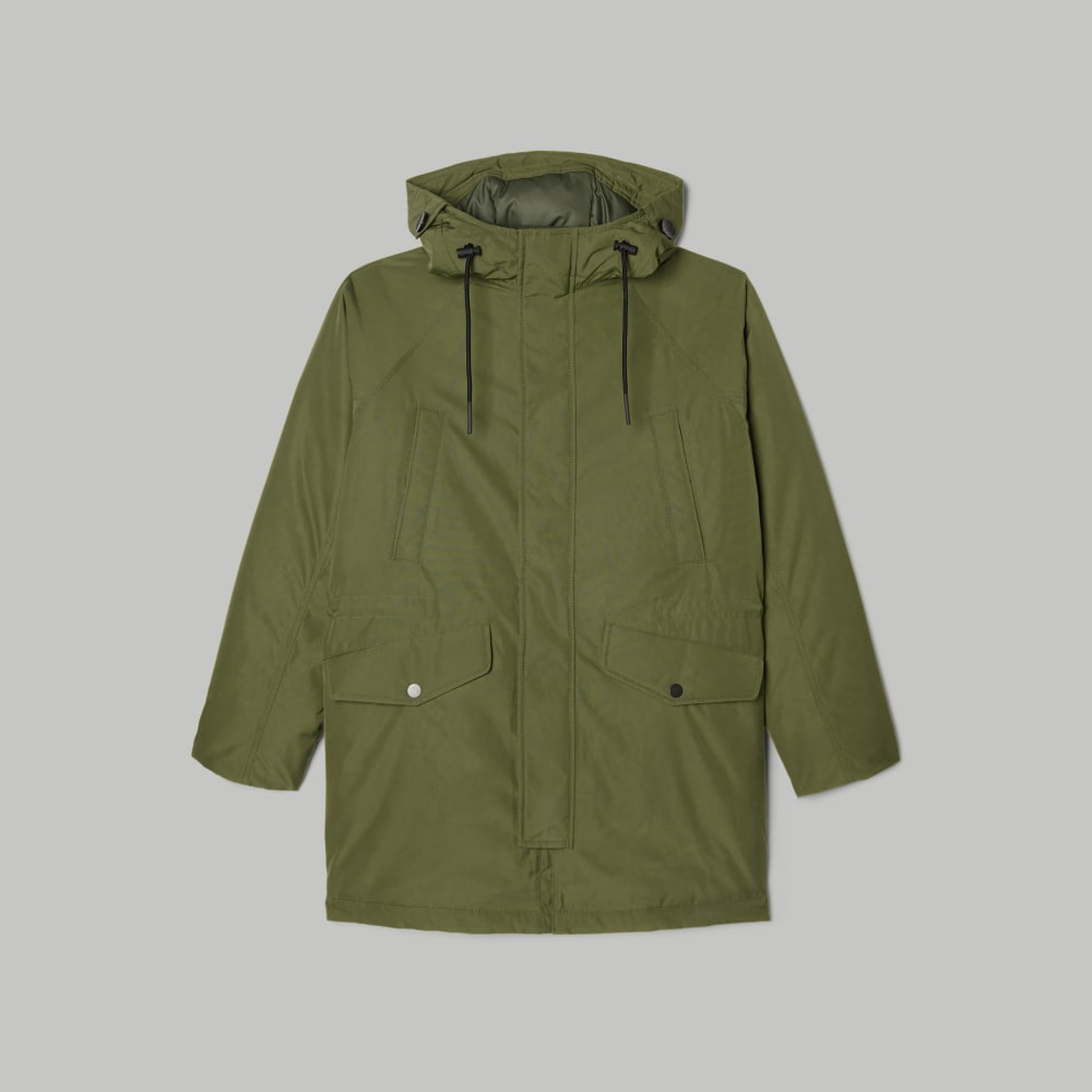 The ReNew Long Parka | Moss