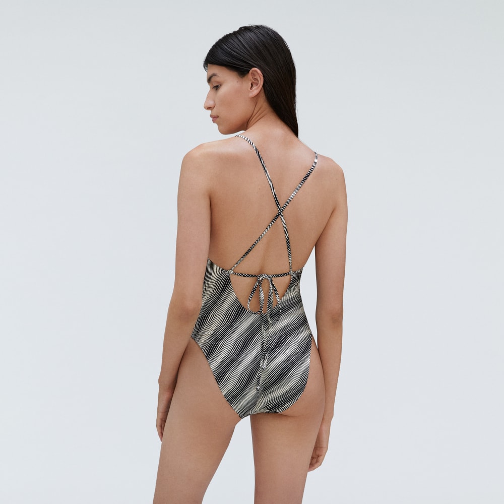 The String One-Piece |  Black / Canvas
