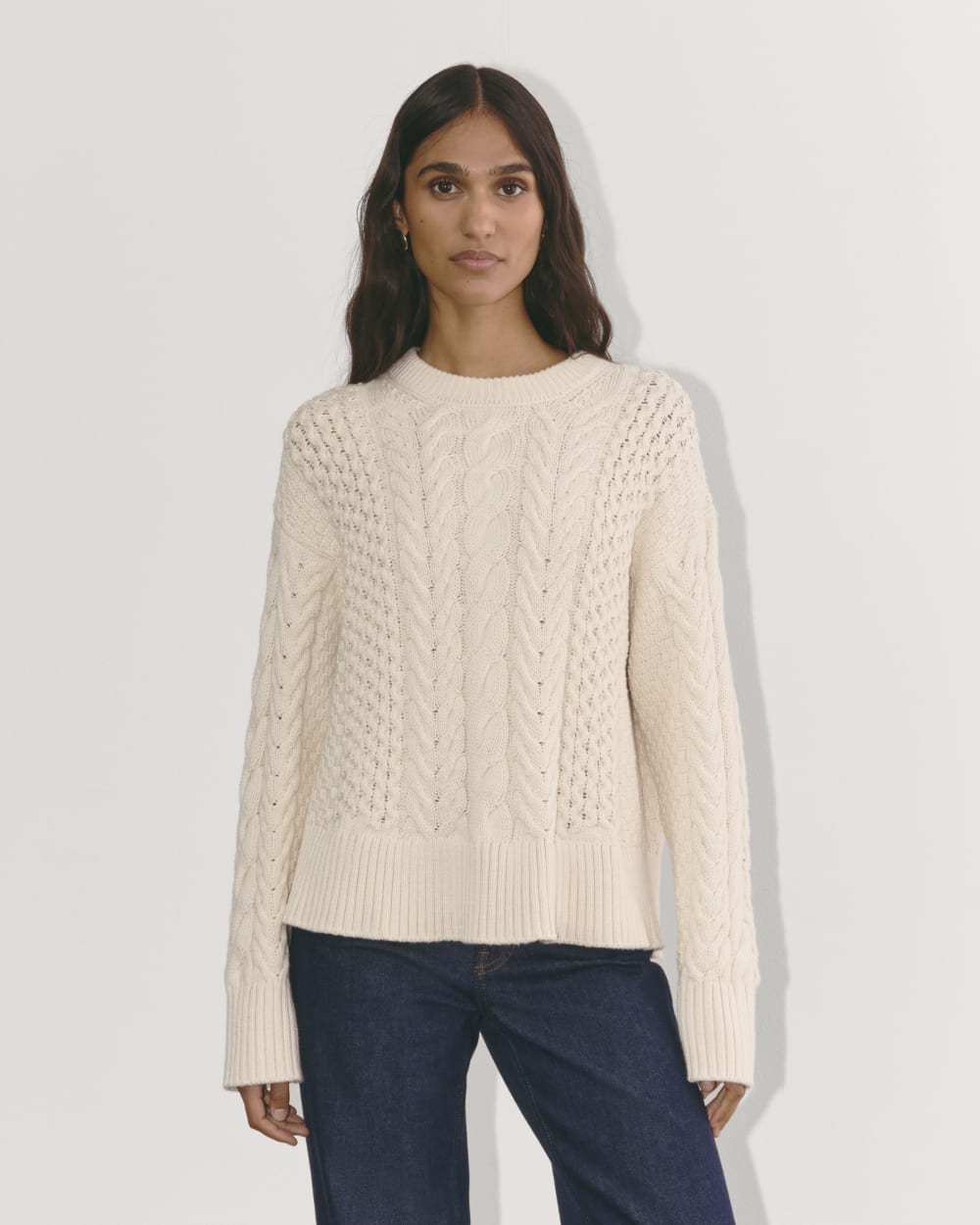 The Cable Sweater in Everyday Cotton | Canvas