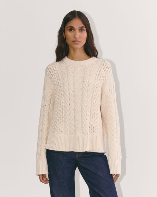 The Cable Sweater in Everyday Cotton | Canvas
