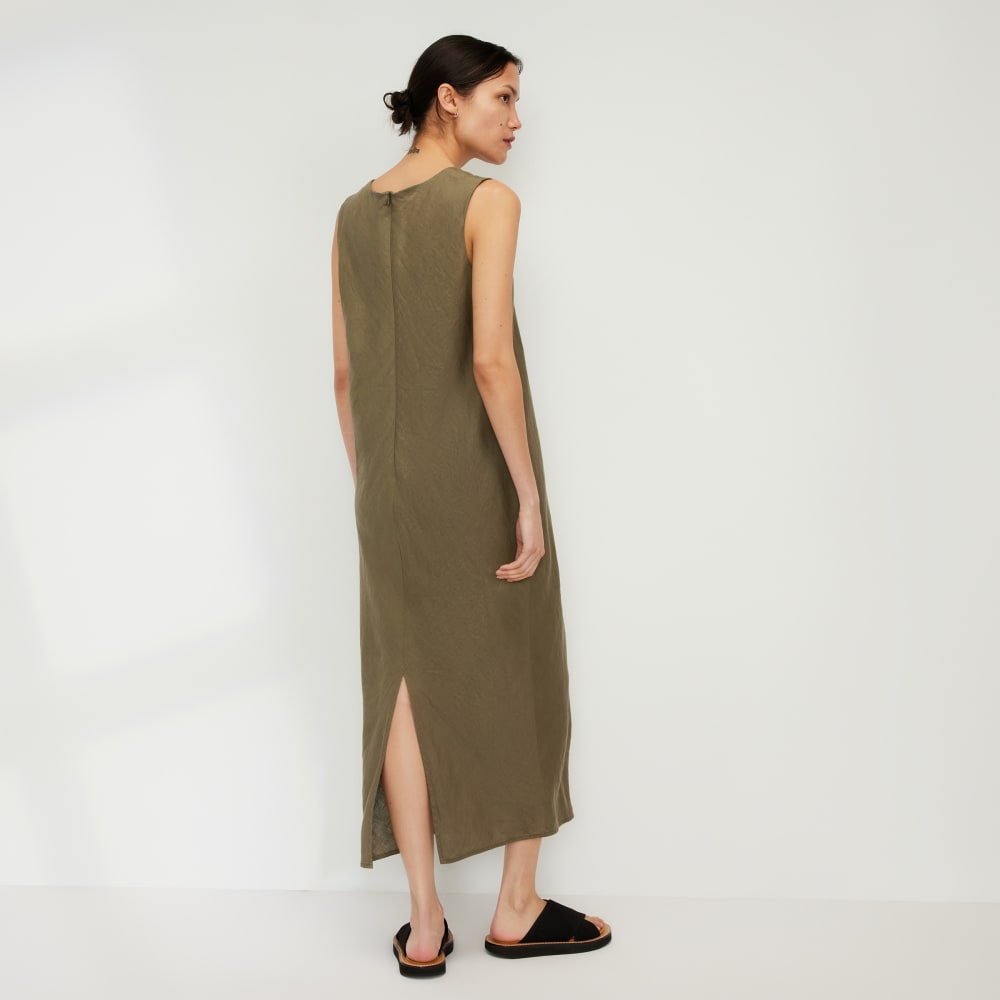 The Linen Bias Cut Dress | Kalamata