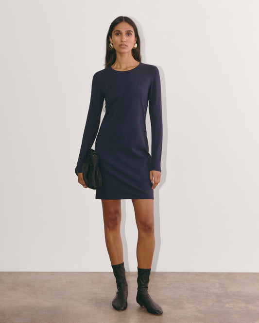 The Form Mini Dress | Navy
