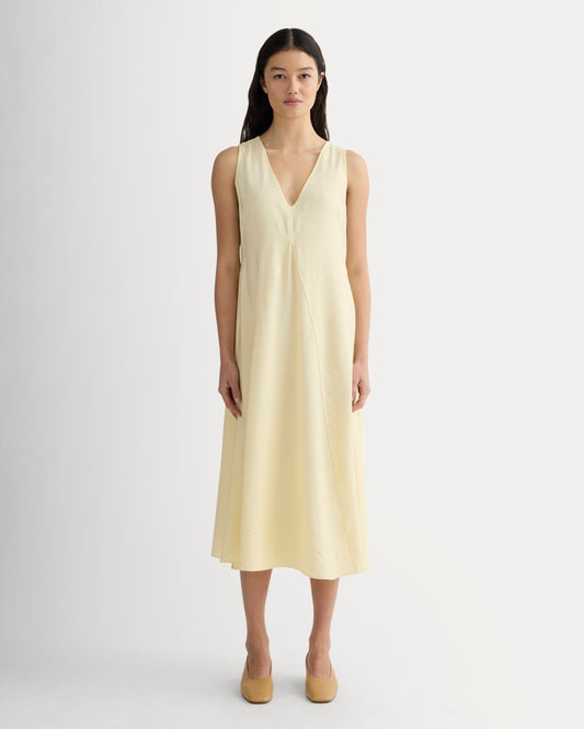 The V-Neck Dress in SoftLuxe | Banana Crepe