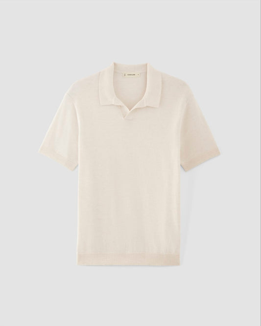 The No-Sweat Polo | Heathered Canvas