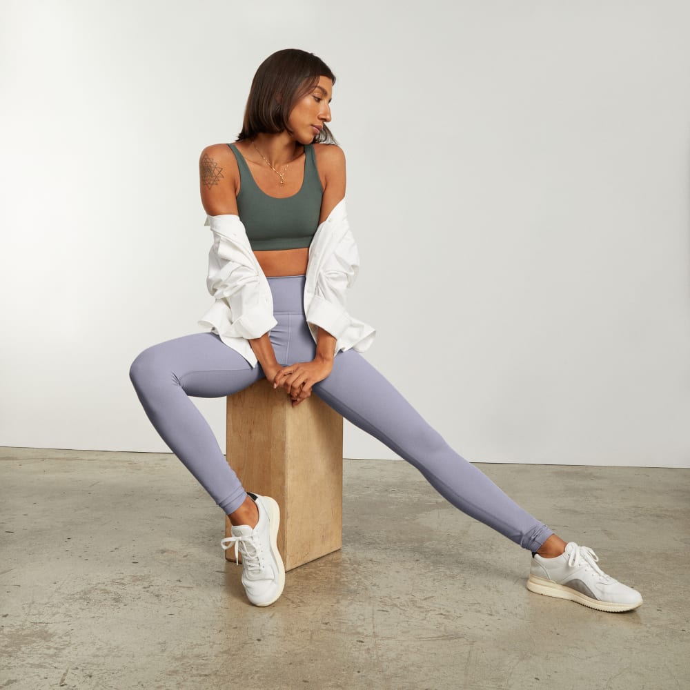 The Perform 24/7 Legging | Lilac Grey | 25 Inseam
