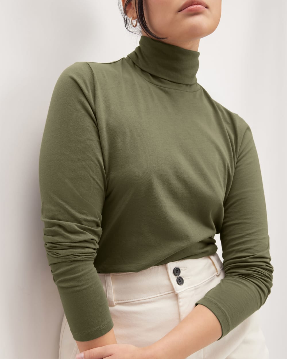 The Organic Cotton Turtleneck | Kalamata