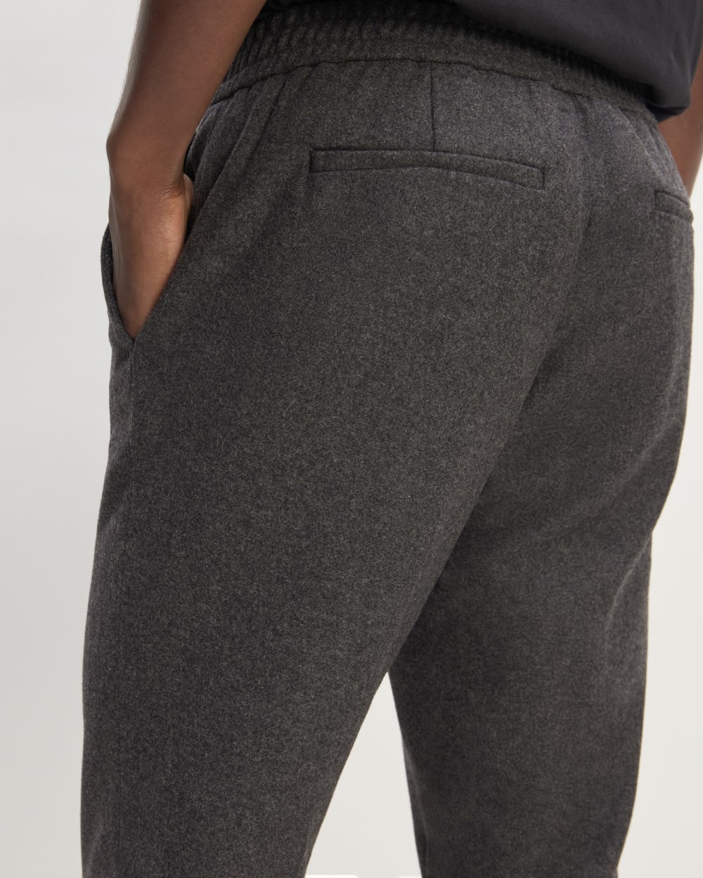 The Wool Flannel Pant | Heather Charcoal