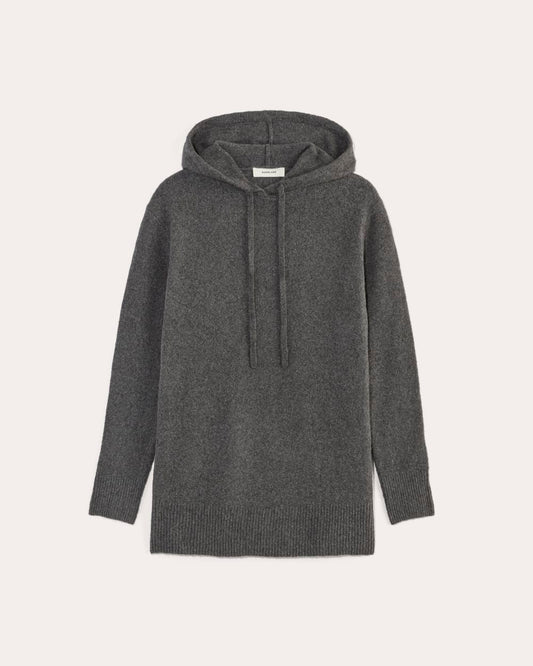 The Oversized Hoodie in Plush Cotton | Charcoal