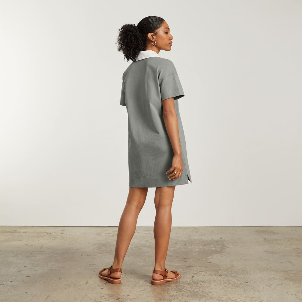 The Organic Cotton Polo Dress | Clay