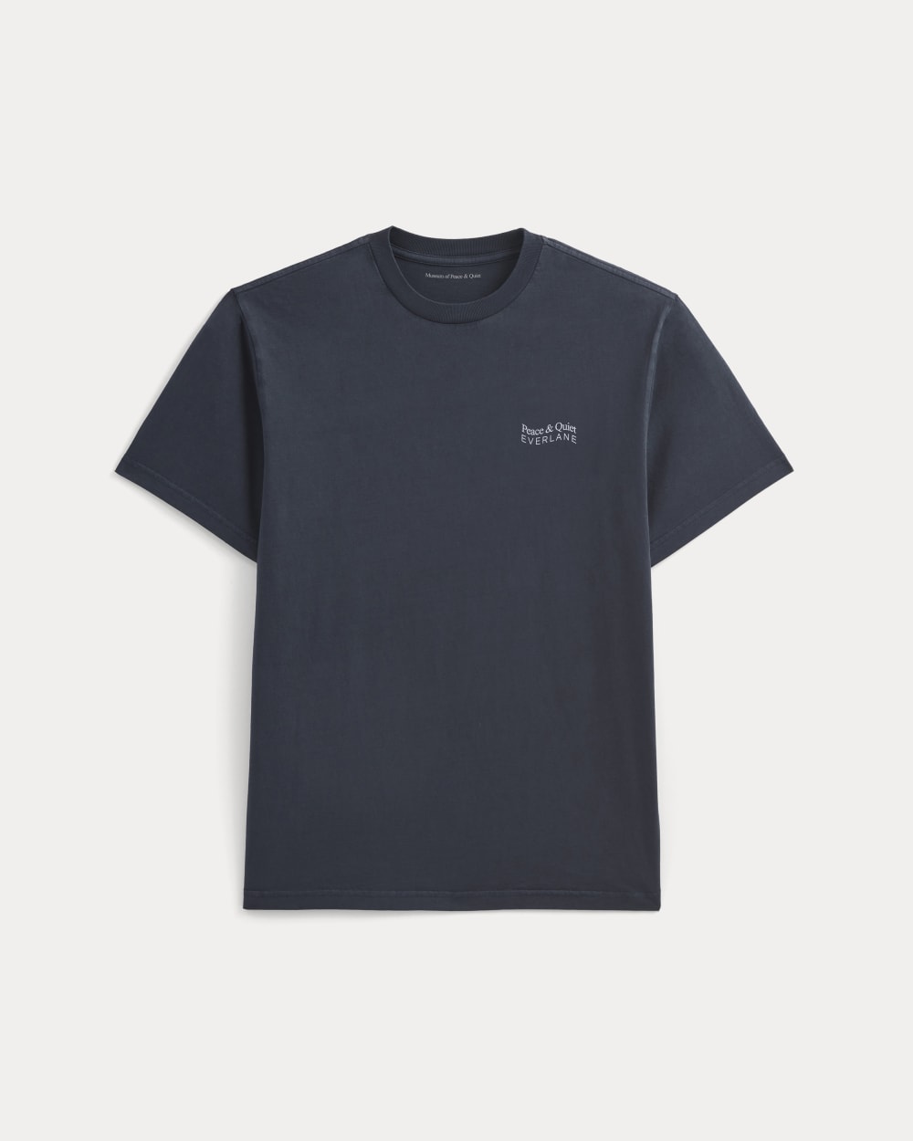 Everlane x Peace & Quiet Graphic Logo Tee |  Navy