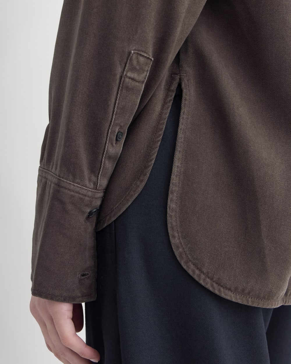 Boxy Shirt in Buttersoft | Coffee Bean