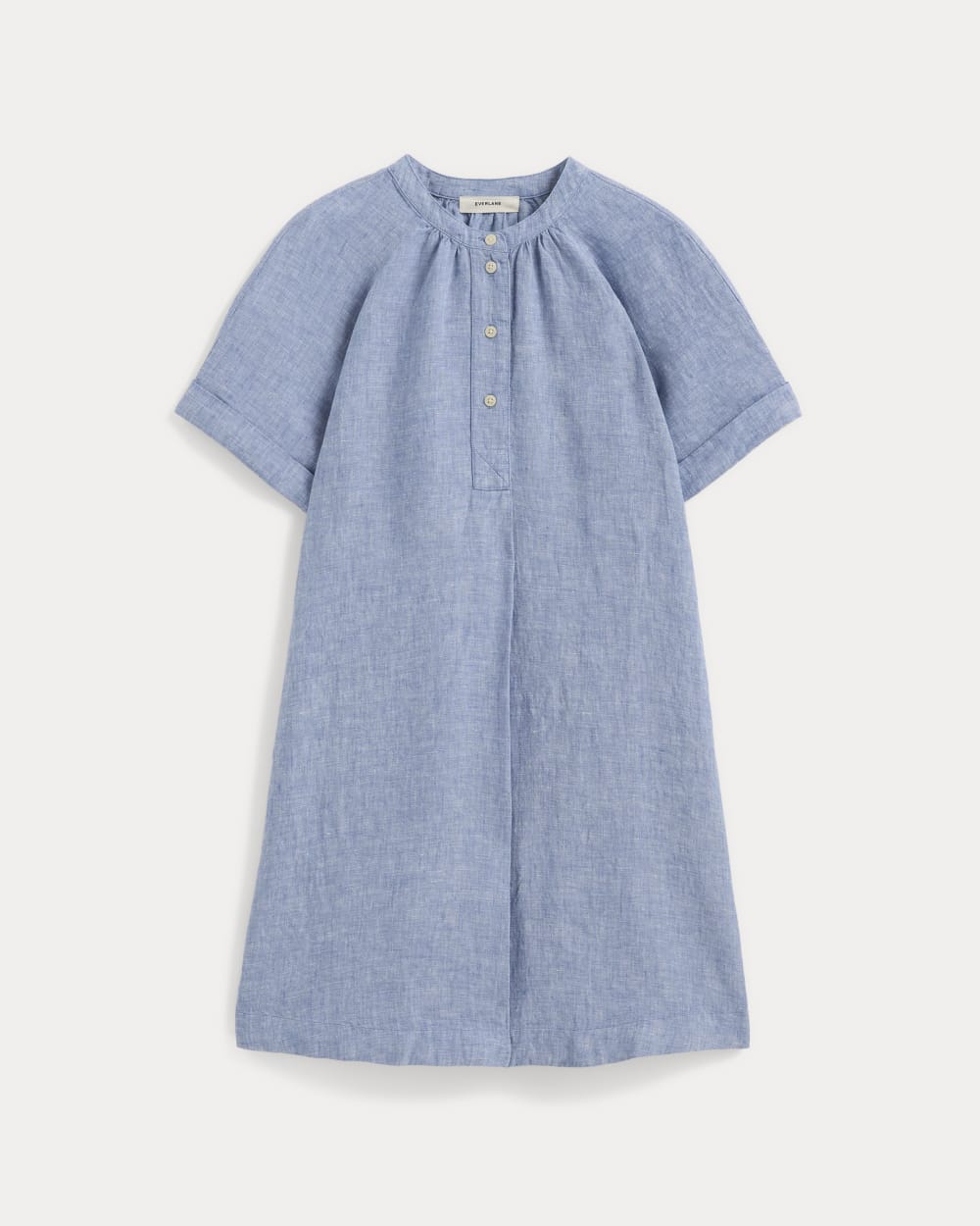The Popover Dress in Linen | Chambray