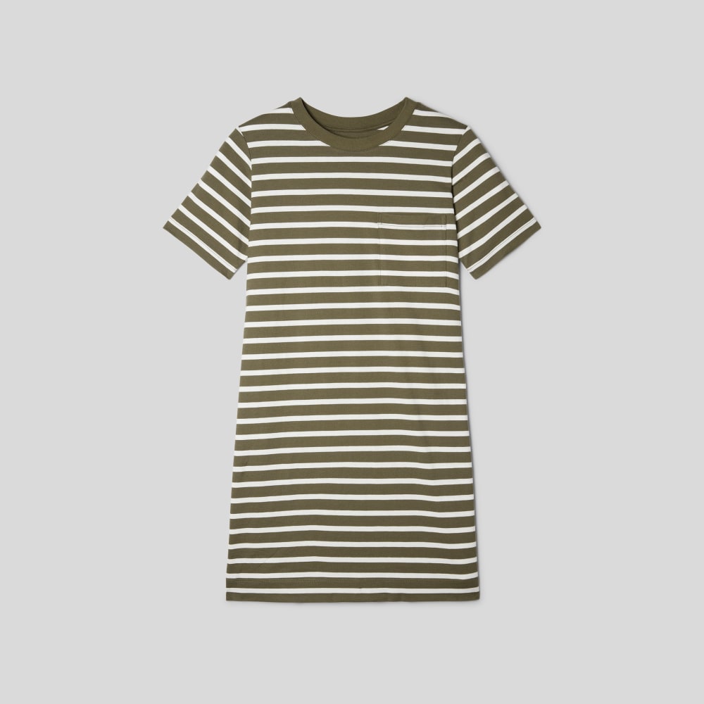 The Organic Cotton Weekend Tee Dress | Kalamata / Canvas Tan