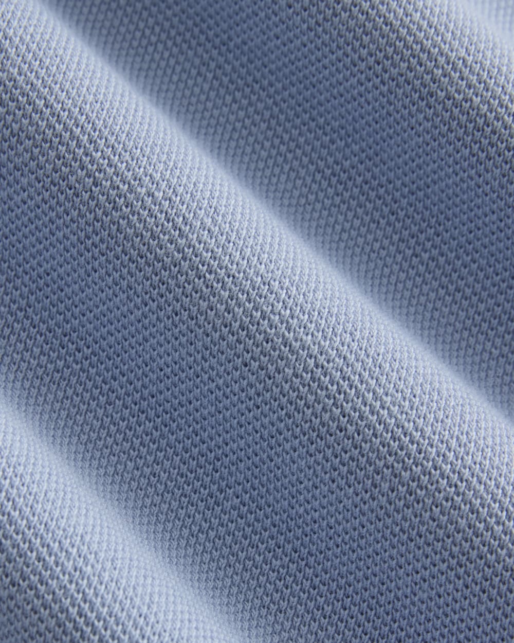 Oversized Pique Polo | Soft Blue