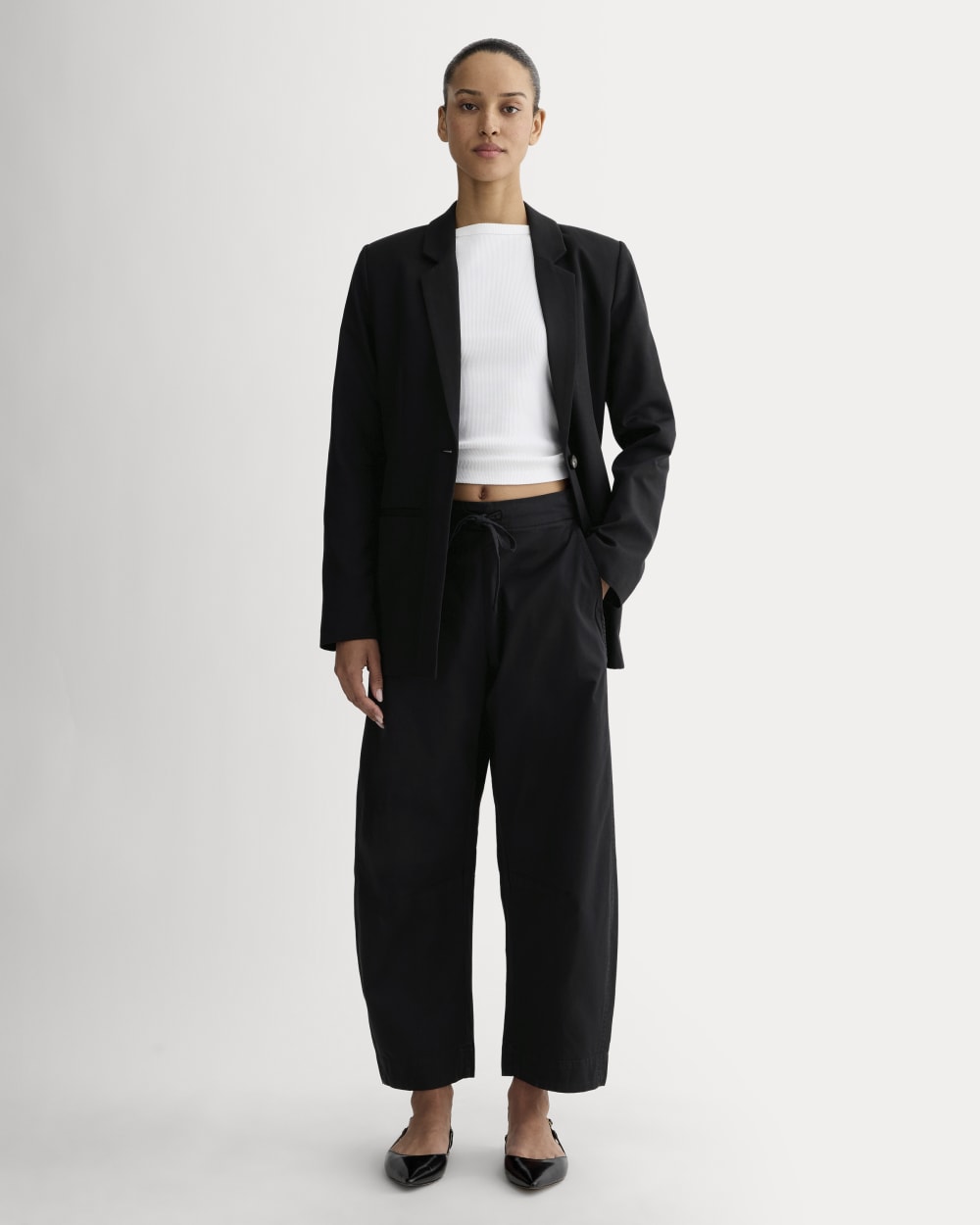 The Easy Barrel Pant | Black