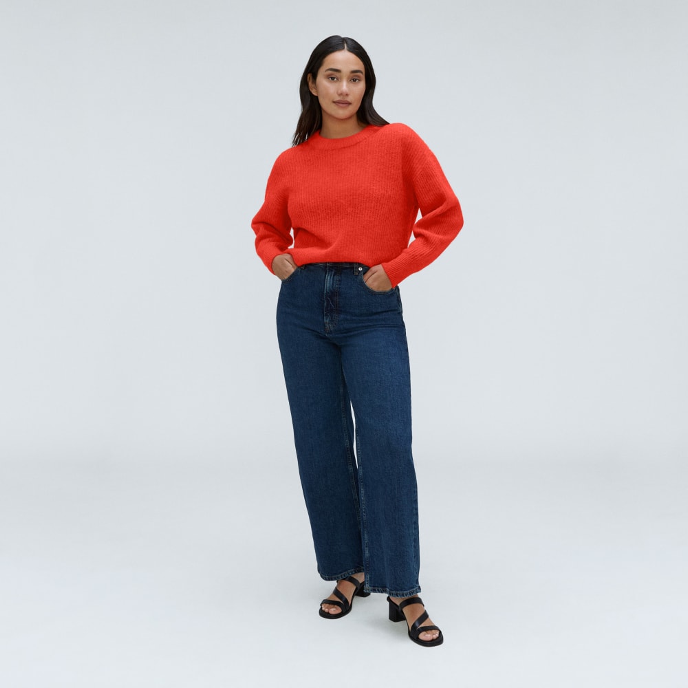 The Cocoon Crew in Alpaca | Red Orange