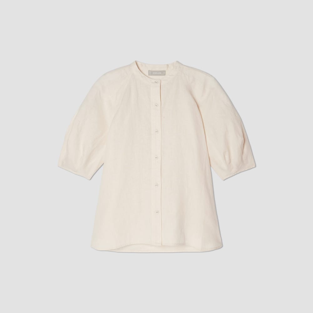 The Linen Puff Sleeve Shirt | Canvas