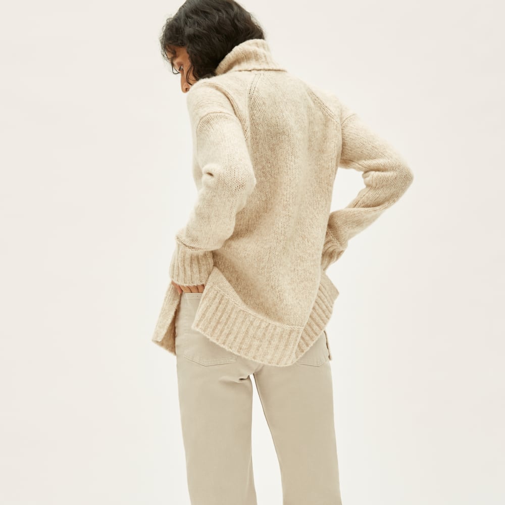 The Cloud Turtleneck | Heathered Ivory