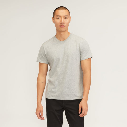 The Organic Cotton Crew |  Heathered Grey