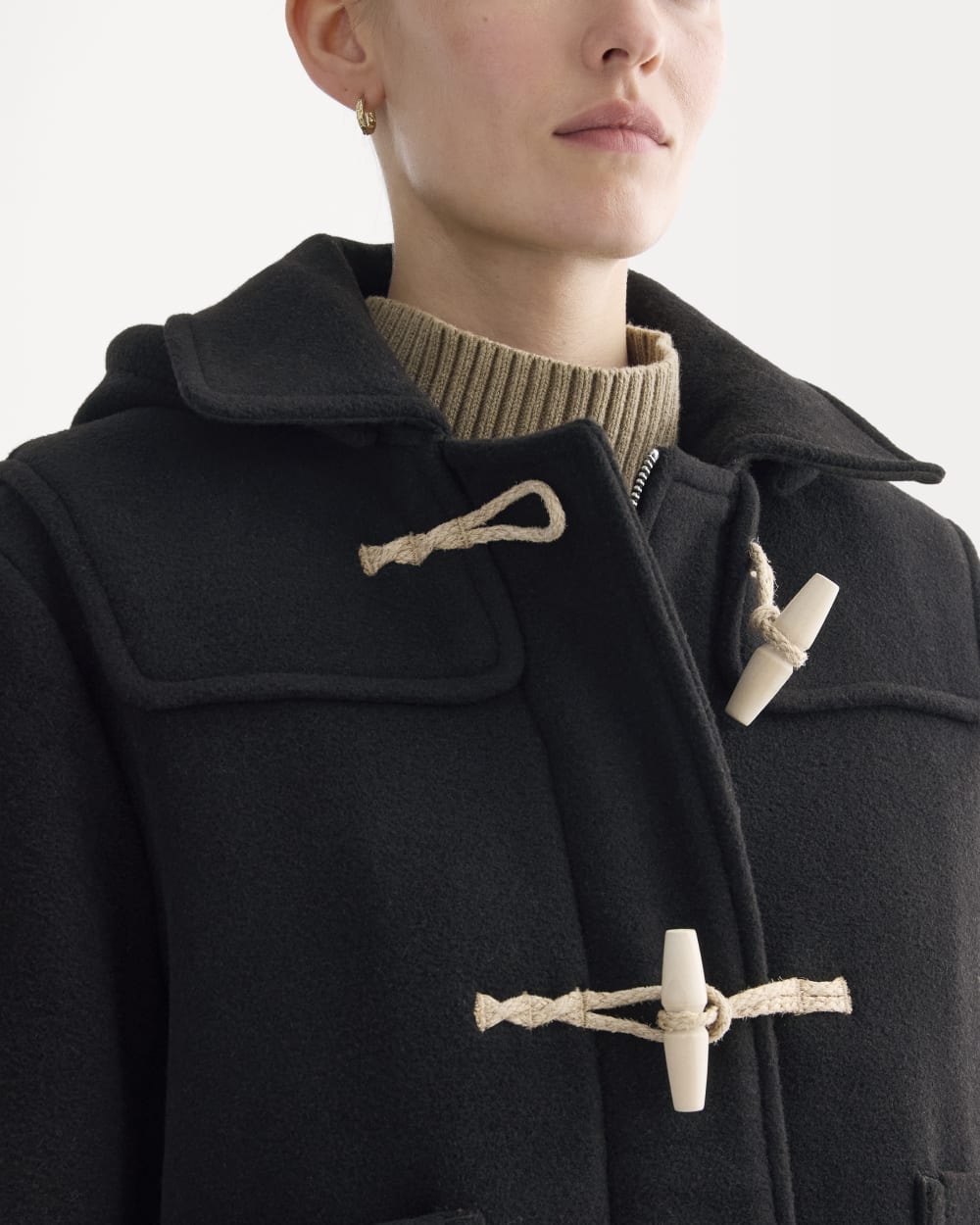 The ReWool Duffle Coat | Black