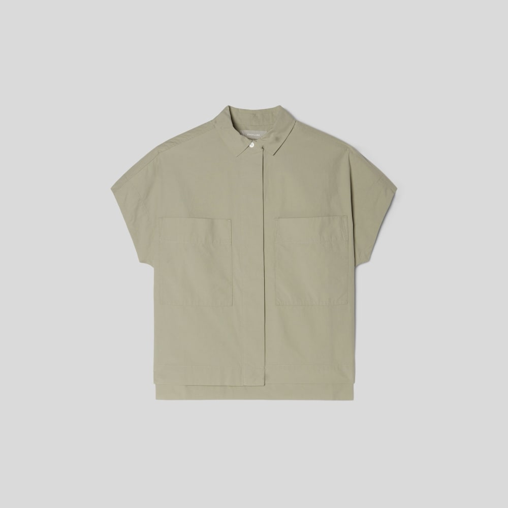 The Short-Sleeve Box Shirt | Seagrass
