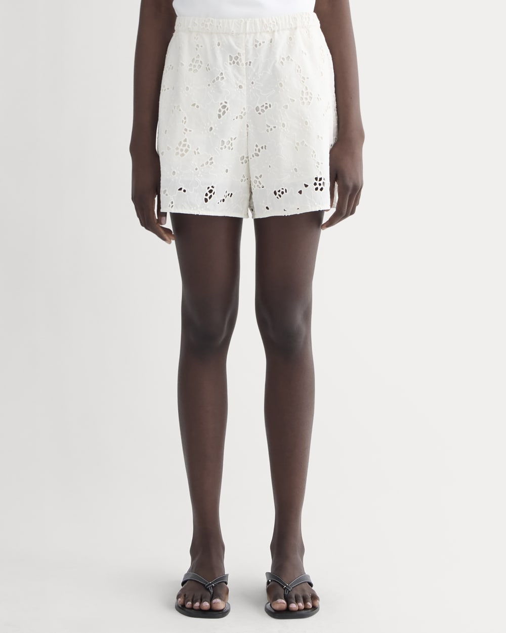 The Eyelet Pull-On Short | Bone
