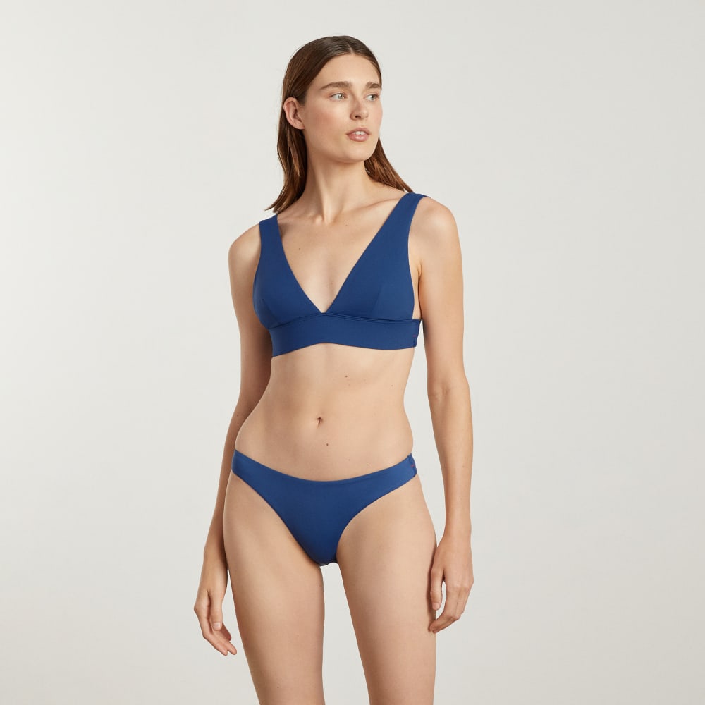 The Thigh-High Bikini Bottom | Blue Dusk