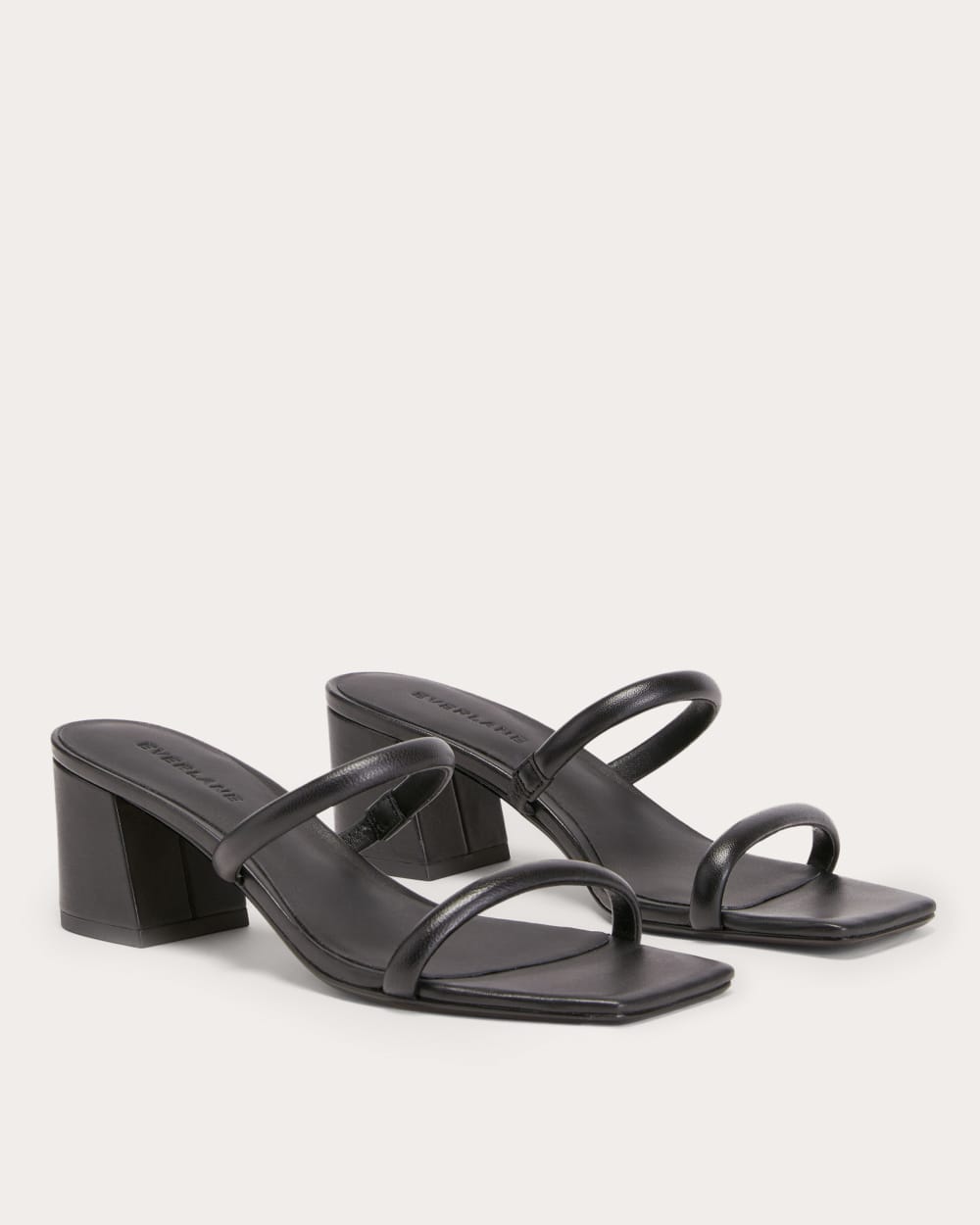 The Double Strap Heel | Black