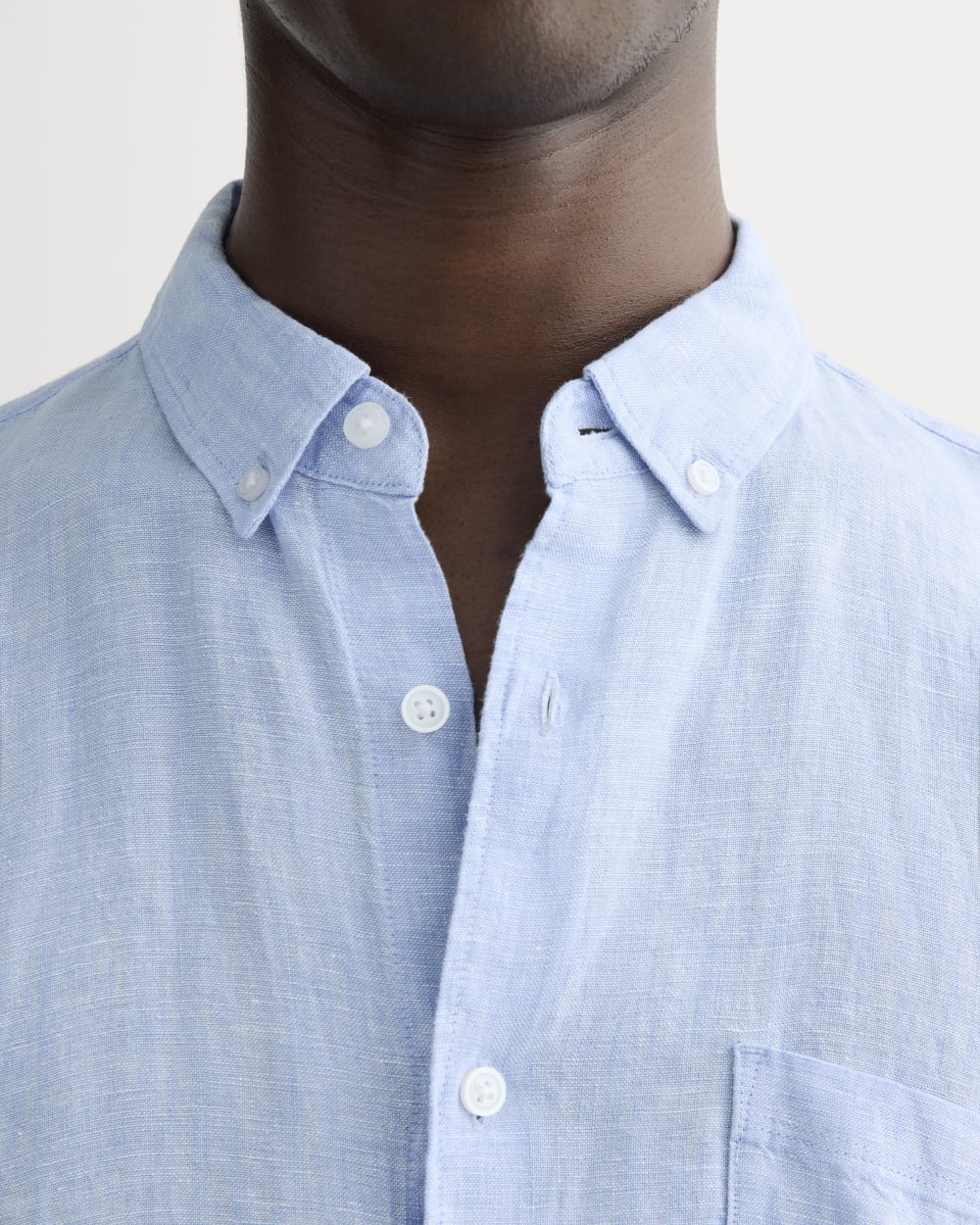 The Classic Shirt in Linen | Light Blue