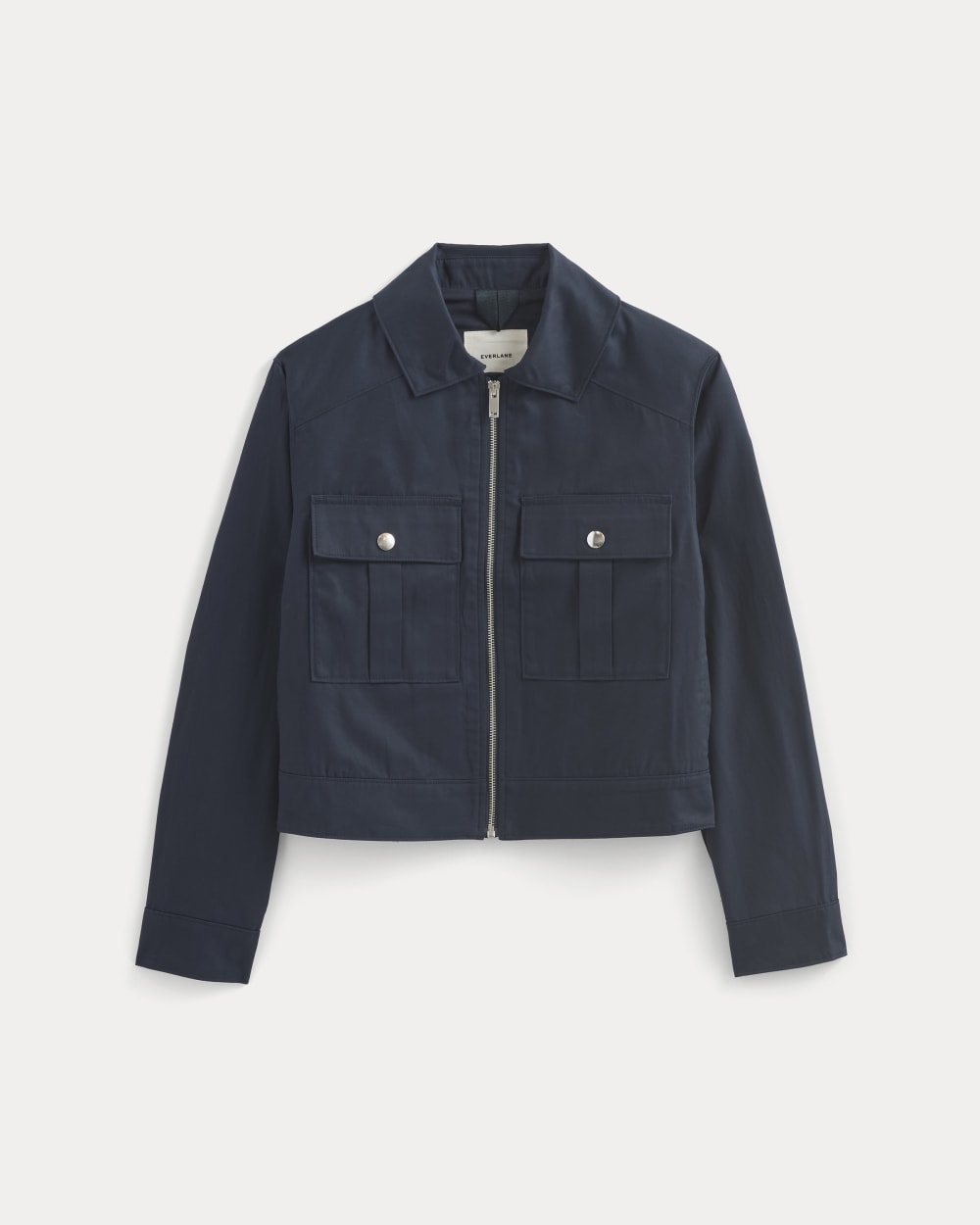 The Cropped Utility Jacket | Navy